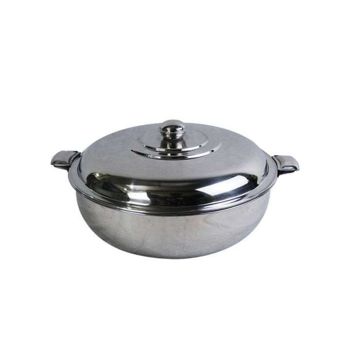 Stainless Steel Hot Pot with Sliding Steel Lid 1.9 Litre