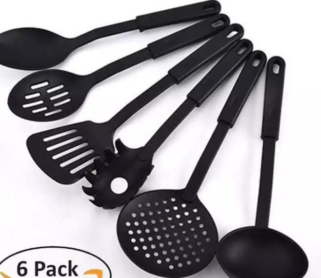 Pack%20Of%206%20Non%20Stick%20Cooking%20Spoons%20-%20Black%20-%20Image%202