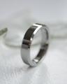 PACK OF 2 Silver Round Stainless Steel Ring For Men. 