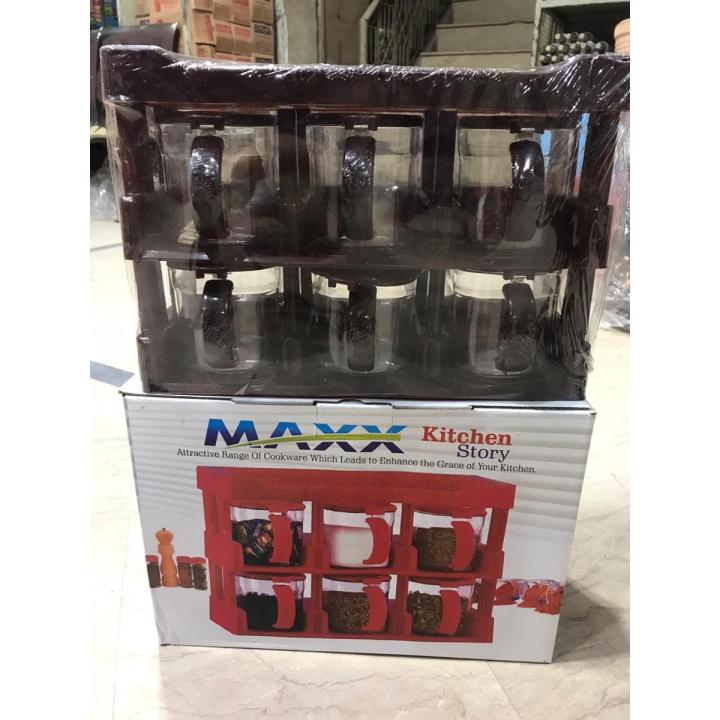 Max Spice Rack 6 Pcs (Transparent)
