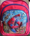 High Quality 3D Spiderman Cartoon Character School Bag for Grade 1-2 Kids. 