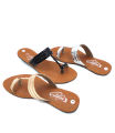 Shaheen Black Kolapuri Chappal for women And Girls KPBL111. 