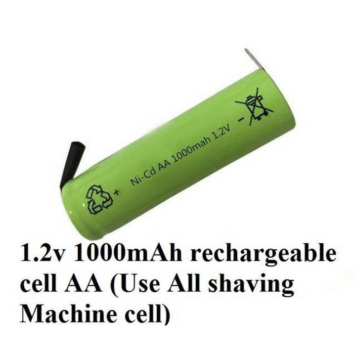 1.2V 1000mAh rechargeable cell AA Cell Use All shaving Machine