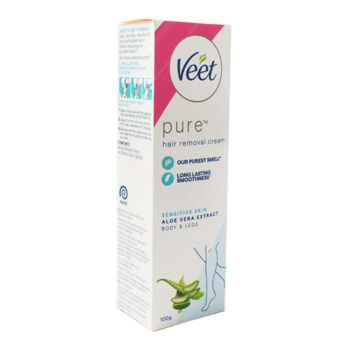 Alfatah Mall - VEET HAIR REMOVAL CREAM SENSITIVE SKIN ALOE VERA 100 GM-AFP-000117750