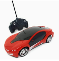 Remote Control Car Chargeable 3D Remote Control Lighting Famous Car Remote Car for Kids 4 Function Racing Car (3+ Years, White). 