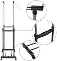 Cloth hanging stand - Double Pole  Floor Cloth Hanger - Cloth Drying Rack. 