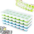 ​Easy Push Pop-Out Square Silicone Ice Cube Tray with Plastic Lid – 14 Grids Flexible Mold for Freezer & Refrigerator – BPA-Free, Leak-Proof, Stackable Design​ Walmart.com +3 Amazon +3 Walmart.com +3. 