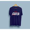 Joker printed round neck half sleeves t shirt. 