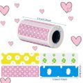 Creative Label Sticker Paper Roll with Self Adhesive for Peripage & Paperang Mini Pocket Thermal Printer Label Maker. 