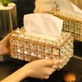 Crystal Makeup Brush Liner Mascara Holder Organizer Square Design Cosmetics Tools Container Comb Holder Pen Pencil Holder Storage Holder for Home Dressing Table and Birthday Gift. 