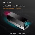 M.2 SSD NVMe Heat Sink Solid State Disk Air Circulation Radiator. 