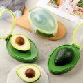 XHHDQES Avocado Keeper 3 Pieces Reusable Avocado Storage Container Individual Avocado Saver Avocado Pod Avocado Cover. 