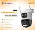 Imou Cruiser Dual 2 6MP ,  Imou Cruiser Dual 2 6 Megapixel (3MP+3MP)  Free Shipping  Smart Color Night Vision  360° Coverage  2 Way Talk, Speaker, Siren  IP66 Weatherproof Human Detection, Vehicle Detection, IP Camera NVR, IP CCTV Camera, CCTV IP Camera. 