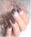 Gradient Shiny Nail Glitter Set Powder Laser Sparkly Manicure Nail Art Chrome Pigment selvar DIY Nail Art Decoration Kit selvar,Gray, black. 