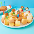 10pcs Lunch Box Fruit Picks Mini Creative Fruit Cake Dessert Food Forks Kids Snack Decoration Forks Bento Salad Decoration Accessories Cake Picks Toothpick. 