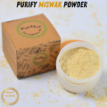 Purify Miswak Kit -  Miswak Brush,  Miswak Powder, & 9 Replaceable Heads - 100% Natural Peelu Miswak Toothbrush | Natural Toothbrush | Miswak Toothbrush | Best for Kids, Men, and Women | Perfect for Gifting. 