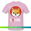 Men Shib Coin Shiba Doge Killer Black T-Shirt Doge Dogecoin Cool TShirt Pure Cotton Tees Harajuku Shirt For Adult Oversize. 