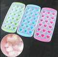 3D Ice Cube Tray Mold 18 Pattern Silicone Plastic Heart / Flower Shaped Ice Cream Tray Freeze Bar Jelly Pudding Chocolate Mold Summer Kitchen Tool. 