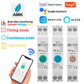 WIFI Smart Circuit Breaker With Metering 63A Wireless Remote Control Switch by APP Voltage Kwh Meter Time Relay Loop Timing Wifi Circuit Breaker Smart Breaker Wifi Breaker. 