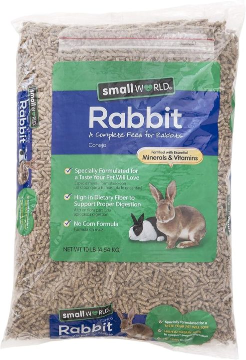 Small World Rabbit Feed for All Rabbits | Provides Complete Nutrition | 1kg