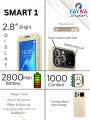 Faywa Smart 1 - 2.8 Inch Display - Dual Sim - Triple camera style - Stylish Back Notification LED - 2800mAH Battery - PTA Approved - 1000 Contact Save Memory - Auto call recording - audio & Video Player - 1 Year brand warranty. 