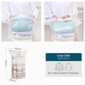 Cube Vacuum Bag Space Saver Organizer Compression Vacuum Sealer Storage Bags for Quilts Clothes 4 Corner Air Exhaust. 