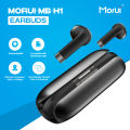 Morui Airpods (MB-H1) - Earbuds - Wireless Ear buds - Gaming earbuds With ENC Noise Cancellation For Clear Sound - Bluetooth Airbuds - TWS Bluetooth headphones With Dual Mic - Earpods - 3 Months Warranty.. 