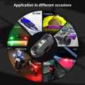 Bicycle Rear LED Light Tail Light USB Rechargeable Mountain Bike Lamp Waterproof Light Bicycle Accessories. 