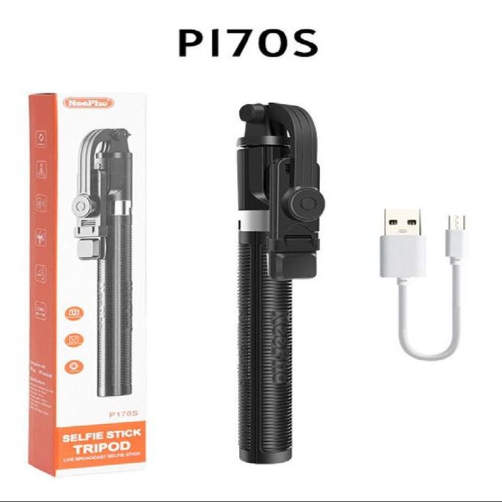 "Neepho P170S Original Selfie Stick & Tripod for iPhone & Android - Perfect for Selfies, Video Recording, and Vlogging"