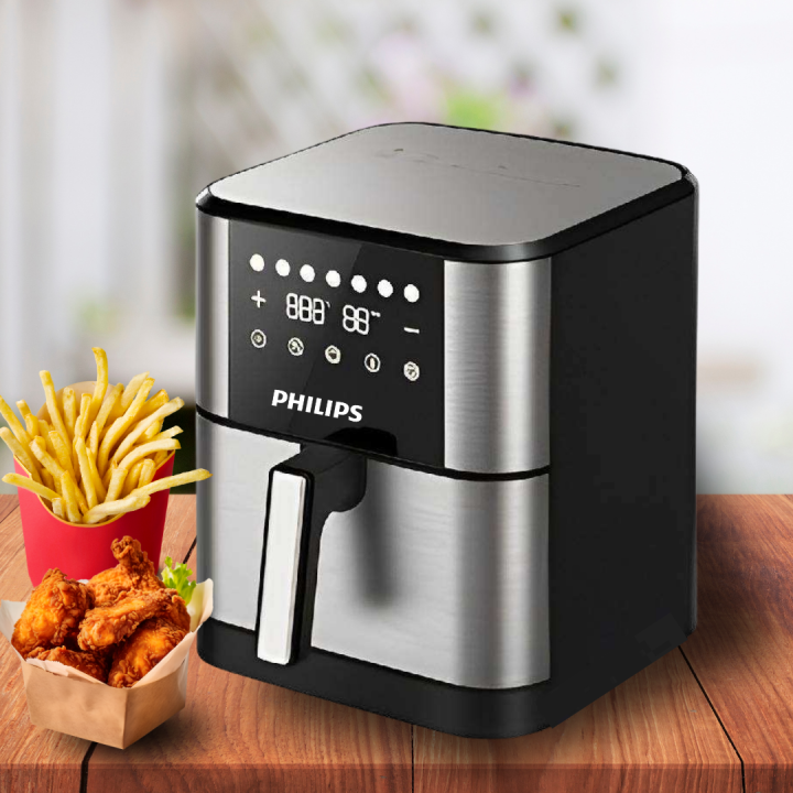 Philips%20XXL%2010L%20Digital%20Air%20Fryer%20%7C%201500W%20Power%20for%20Oil-Free%20Cooking%20%7C%20Best%20Multifunctional%20Family%20Air%20Fryer%20with%20Touch%20Control%20%7C%20Adjustable%20Temp%20&%20Timer,%20Visible%20Window,%20Stainless%20Steel%20%7C%20Ideal%20for%20Baking,%20Pizza,%20Chicken%20&%20More%20%7C%20Energy%20Efficient,%20-%20Image%205
