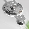 Flower Shape Toilet Presser Toilet Press Button Bathroom Water Tank Buttons Push Switch Bathing Room Decor Nail Protector Lonni. 