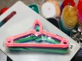 Hanger - Small Hangers best quality Pure Plastic baby hanger in multicolor best for kids for hanging clothes strong hangers pack of 12. 