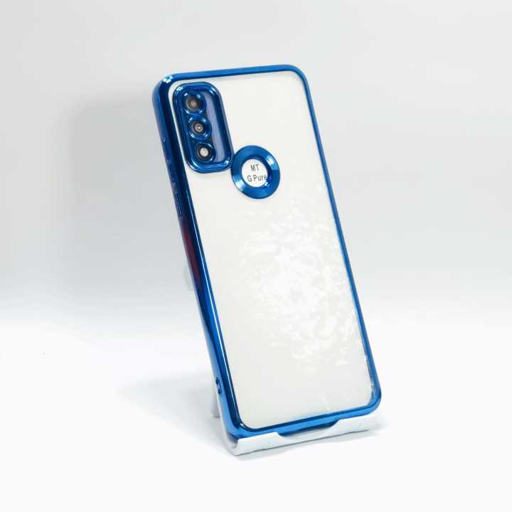 Moto%20G%20Pure%20Case%20Luxury%20Electroplated%20Soft%20Silicon%20Chrome%20Cover%20With%20Camera%20lens%20Protection%20-%20Image%202