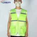 Vest Coat Hollow Out Men Women Summer Mesh Volunteer Waistcoat. 