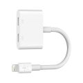 Lightning Audio + Charge Rockstar Adapter For Iphone & Ipad Belkin - White. 