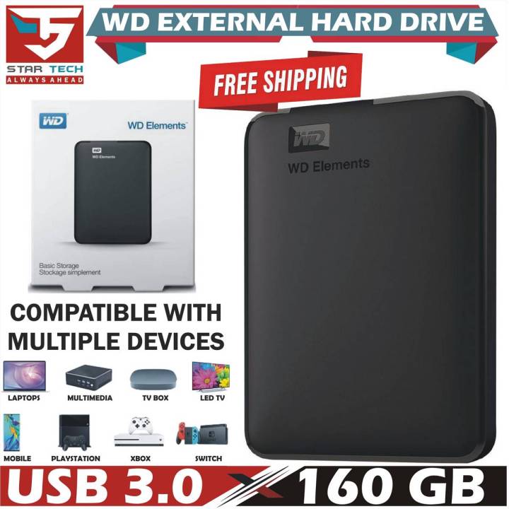 Western Digital WD Portable External 160 GB Hard Disk