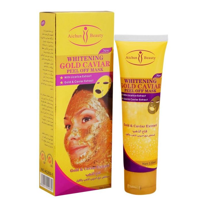 AICHUN BEAUTY Glowing Gold Caviar Peel Off Mask 120ml AC203-1