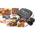 Dessini Double Grill Pan Marble Coated (32 - 36 Cm) - Black. 