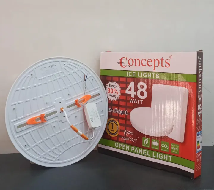 Concepts%2048watt%20ICE%20Lights%20%7C%20Open%20Panel%20Light%20%7C%20Ceiling%20Downlight%20and%20wall%20light%20%7C%20Inches%20Size%20of%204%20to%204.5%20%7C%20Extra%20Bright%20light%20with%20Energy%20saving.%20-%20Image%202