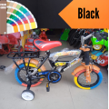 Super Fine Ultra Kids Bicycle12 Inch Age 3 to 7 BMX Foam Tyres & Brakes With Supporting Wheels. 