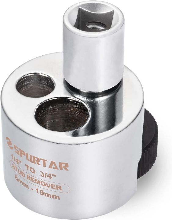 Stud Remover  Fit 1/4" to 3/4" (6 to 19mm) Bolt Extractor Nut Splitter With Knurled Roller and Cam Lock, Stud Extractor Tool For Broken Bolt Remover or Seized Studs