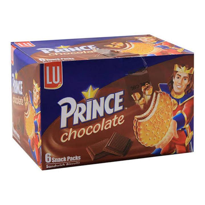 Prince Chocolate Biscuits half roll box