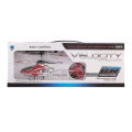 Remote Control 2.5 Channel Velocity Rechargeable Helicopter - Infrared Control - Size Approx. 12 inches - Red. 
