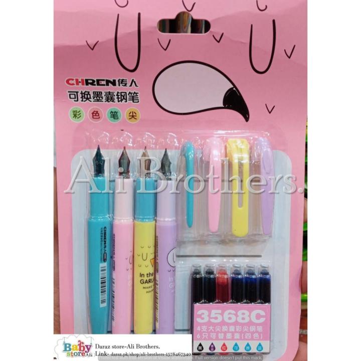 4-1 Pen For Multi Writing With Colorful Cartridge