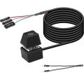 Desktop Computer Case Motherboard Remote PC Power Button Switch Cable External Mechanical Key On/Off Control Adapter Cord 1.8M. 