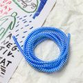 2Pcs Aurora Data Cable Protector Multi-color Spring Wire For Mobile Phone Data Line Type-C Android Micro Protective 1.6m Lines. 
