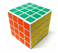 Original Rubik's 4x4 Cube Stickerless Bright Large Magic Cube. 