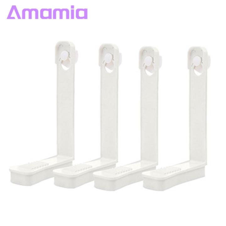One-hand Sheet Tightening 4pcs L-shaped Bed Sheet Holder Clips Easy Install Mattress Corner Grippers for Sheets Covers Reusable Anti-slip Fastener Clips Buyers' Choice Non-slip Sheet Securing Device