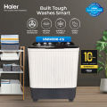 Haier 10 Kg- Twin Tub Semi Automatic Washing Machine- HWM 100 CS - 10 Years Brand Warranty. 