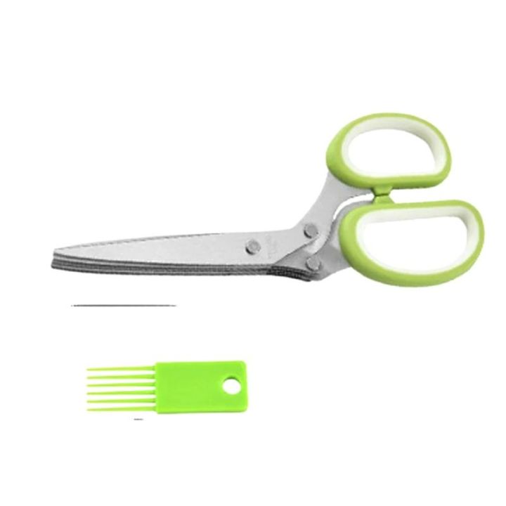 5-Layer Multifunctional Vegetable & Fruit Cutter Kitchen Scissor